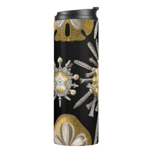 Antieke Zee-egels Zanddollars door Ernst Haeckel Thermosbeker