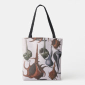 Antieke Zeeschelpen, Oceaan Zee Schelpen Mariene L Tote Bag (Achterkant)