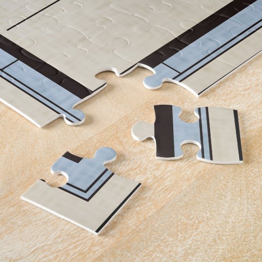 Antieke Zeevaart Zwemmende Zeepaard Zeepaarden Legpuzzel (Zijkant)