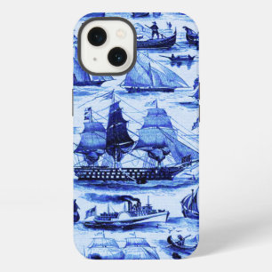 ANTIEKE ZEEVAARTUIGEN EN SCHEPEN,Marineblauw iPhone 13 Hoesje