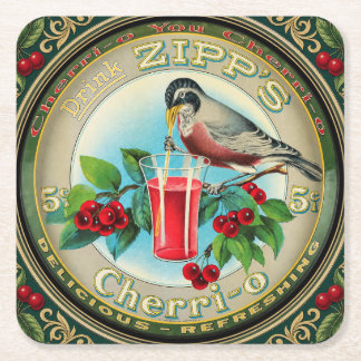 ANTIEKE ZIPP'S TIP TRAY C1900 KARTONNEN ONDERZETTERS