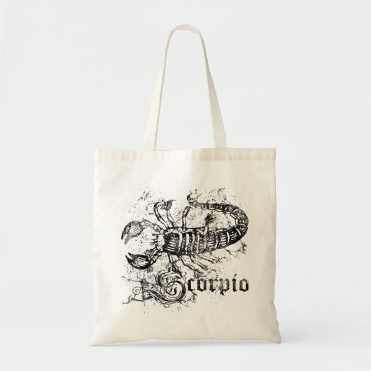 Antieke Zodiac Schorpioen Tote Bag (Voorkant)