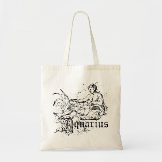 Antieke Zodiac Waterman Tote Bag (Voorkant)