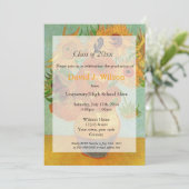 Antieke zonnebloemen afstudeerproject kaart (Staand voorkant)