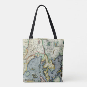 Antieke Zuidoost-Aziatische kaart door Mercator / Tote Bag
