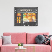 Antiekwinkel Canvas Afdruk (Insitu (Woonkamer))