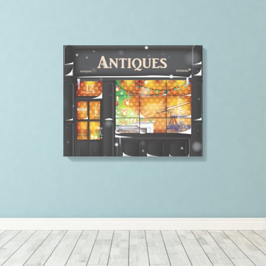Antiekwinkel Canvas Afdruk (Insitu (Houten vloer))