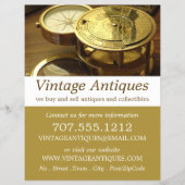 Antiekwinkel, Oude Voorwerpen Winkel Flyer (Voorkant)