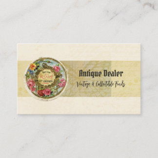 Antiekzaak Vintage Rose Visitekaartje
