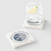 Antietam (B&G) Stenen Onderzetter (Zijkant)