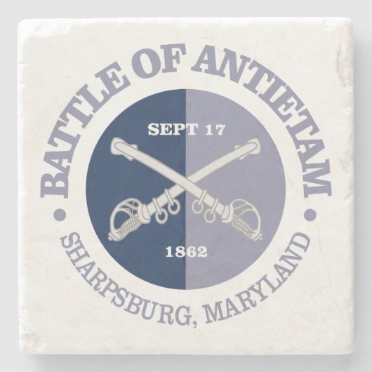 Antietam (B&G) Stenen Onderzetter (Voorkant)