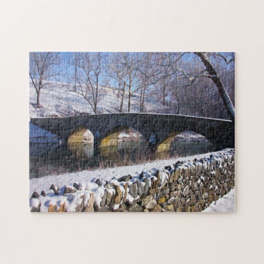 Antietam Burnside-brug Maryland. Legpuzzel (Horizontaal)