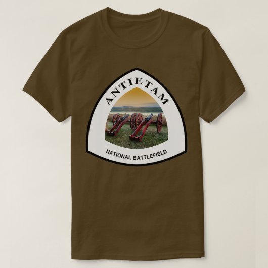 Antietam National Battlefield Trail marker T-shirt (Design voorkant)