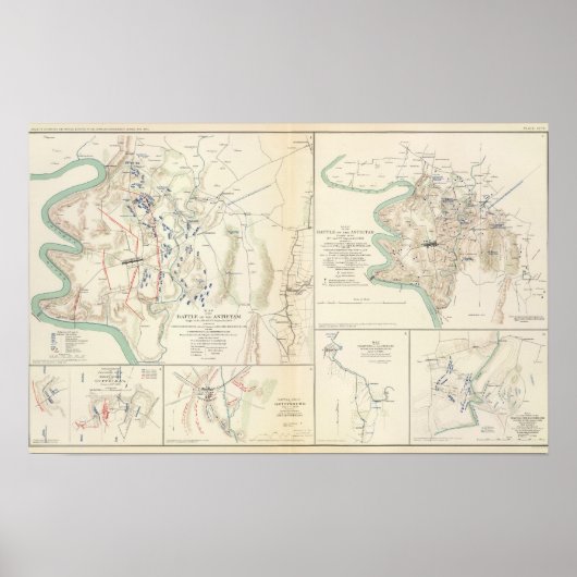 Antietam, Suffolk, Gettysburg Poster (Voorkant)