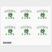 ANTIFA Algemeen Vierkante Sticker (Vel)