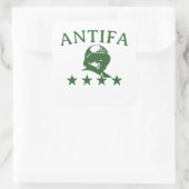 ANTIFA Algemeen Vierkante Sticker (Tas)