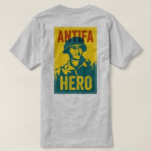 ANTIFA HEROES SERIES: Saving Private Ryan  T-shirt (Design achterkant)