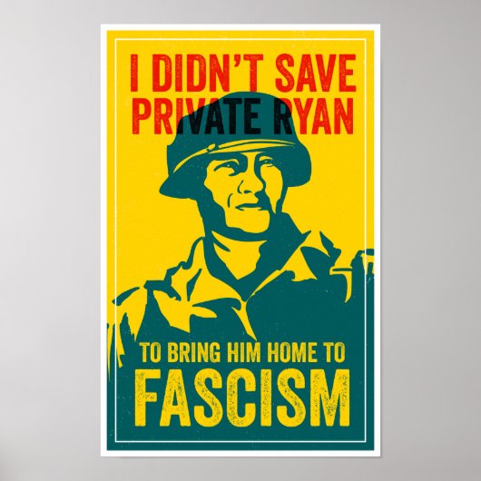ANTIFA POSTER: Saving Private Ryan | Digital Poster (Voorkant)