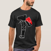Antifascist Capybara T-shirt (Voorkant)