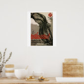 Antifascist! Help het onderdrukte_Propaganda-Poste Poster (Keuken)