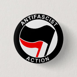 Antifascist Sticker Ronde Button 3,2 Cm