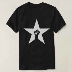 antifascistische ster t-shirt