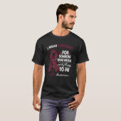Antifosfolipide Antilichaam Syndroom APS Bewusthei T-shirt (Voorkant volledig)