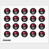 Antifosfolipide Syndroom Bewustheid Ronde Sticker (Vel)