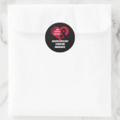 Antifosfolipide Syndroom Bewustheid Ronde Sticker (Tas)