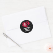 Antifosfolipide Syndroom Bewustheid Ronde Sticker (Envelop)