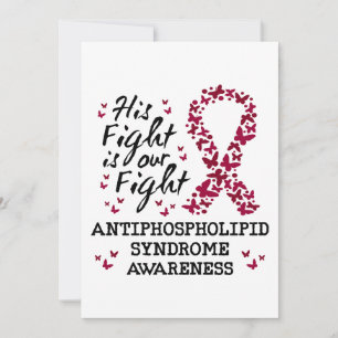 Antifosfolipidesyndroom Bewustzijn, zijn strijd is Kaart
