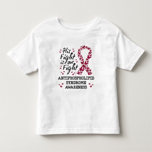 Antifosfolipidesyndroom Bewustzijn, zijn strijd is Kinder Shirts