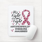 Antifosfolipidesyndroom Bewustzijn, zijn strijd is Muismat (Met muis)