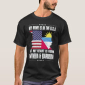 Antigua American Patriot Grown Proud Home Heart US T-shirt (Voorkant)