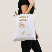 Antigua and Barbuda Luxury Shoulder Tote Bag (Dichtbij)