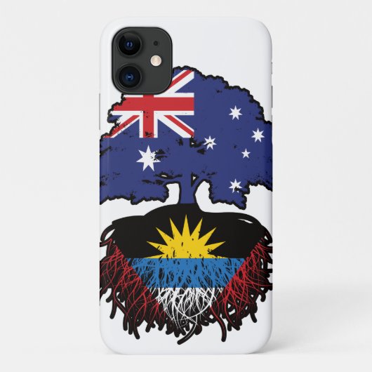 Antigua Antiguan Australia Tree Roots Case-Mate iPhone Case (Achterkant)