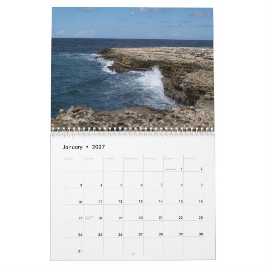 Antigua Barbuda Calendars Kalender (Jan 2027)