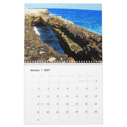Antigua Barbuda Calendars Kalender (Jan 2027)