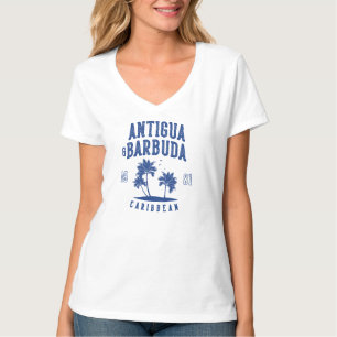 Antigua & Barbuda Caraïbische Palmboom T-shirt