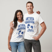 Antigua & Barbuda Caraïbische Palmboom T-shirt (Unisex)