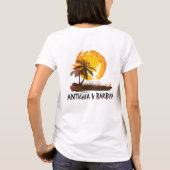 Antigua & Barbuda grunge T-shirt (Achterkant)