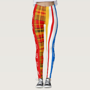 Antigua & Barbuda Klassiek kleurrijk Leggings