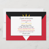 Antigua & Barbuda Vlag, Antiguan Barbudan Huwelijk Kaart (Voorkant)