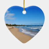 Antigua Beach Keramisch Ornament (Achterkant)