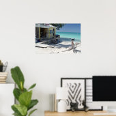 Antigua Bike met een Uitzicht Poster (Thuiskantoor)