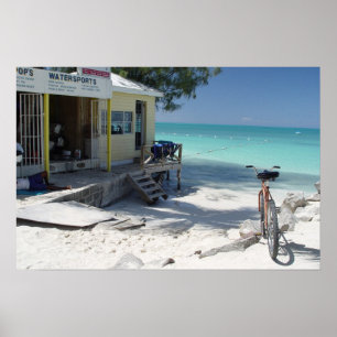 Antigua Bike met een Uitzicht Poster