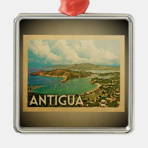 Antigua Caribbean Ornament Vintage Travel