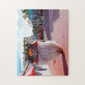 Antigua Caribbean Road Musician. Legpuzzel (Verticaal)