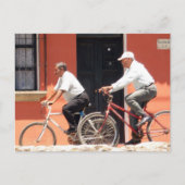 Antigua Cyclists Guatemala Briefkaart (Voorkant)