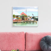 Antigua, eiland in het Caribisch gebied Canvas Afdruk (Insitu (Woonkamer))